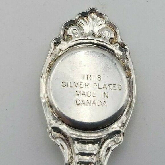 Canadian Forces Tattoo Canada Souvenir Silver Plated Collector Spoon 4-3/4" - Picture 3 of 3